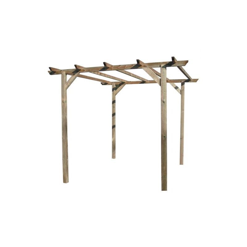 foto del prodotto pergola in legno impregnato 300x300xh247 cm