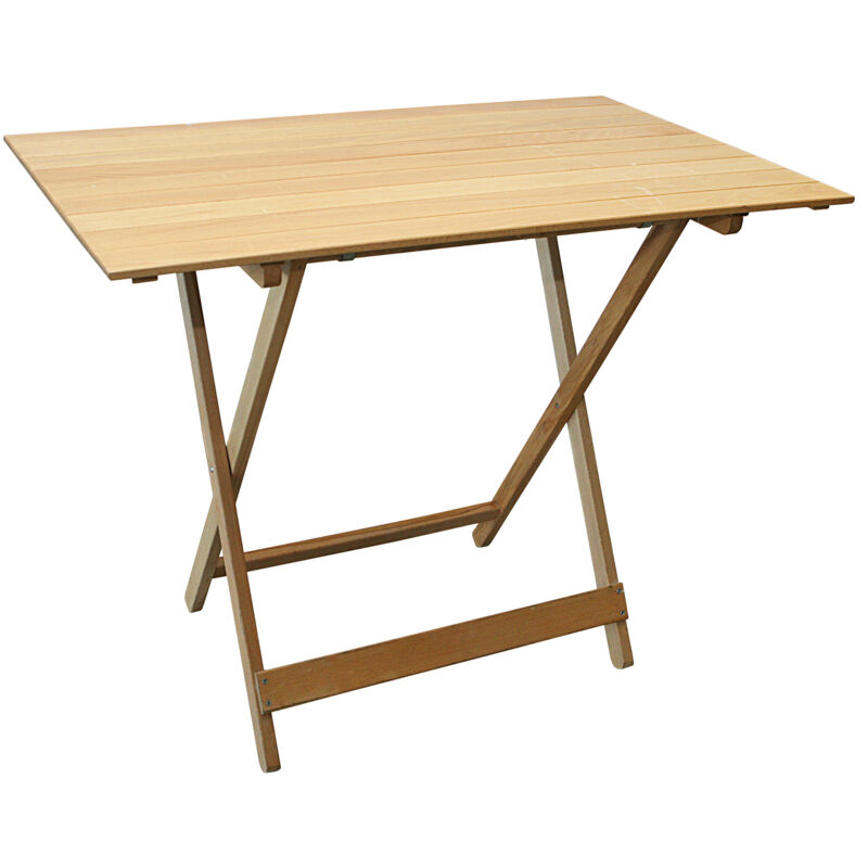 foto del prodotto tavolo legno pieghevole pic nic 100x60xh75cm
