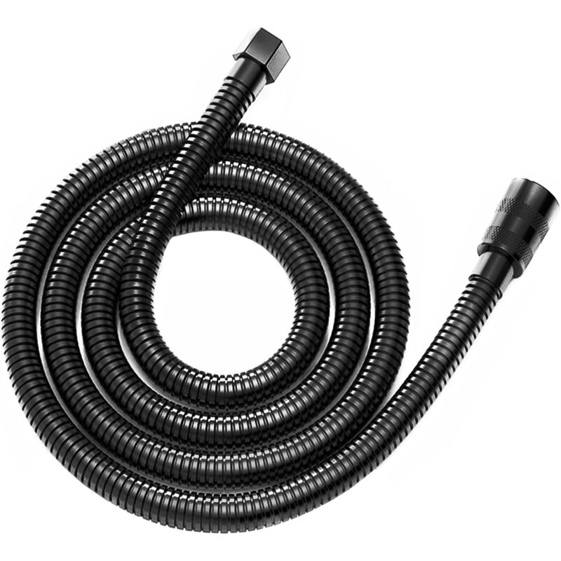foto del prodotto bebusingoto tubo doccia nero 200 cm acciaio inox antitorsione attacco universale tubo doccia nero 2m tubo doccia nero 2m tubo doccia nero 2m tubo