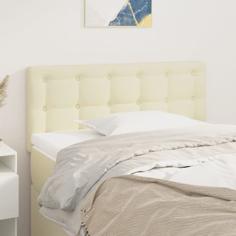 foto del prodotto furniture limited testiera crema 80x5x78 88 cm in similpelle