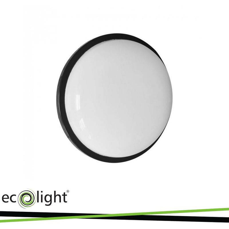 foto del prodotto led torton 20w 4000k 1800lm ip65 rotondo nero luce naturale
