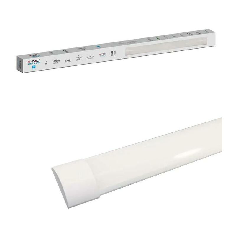 foto del prodotto 40w led grill fitting samsung chip 120cm 100 lm w 3000k luce calda