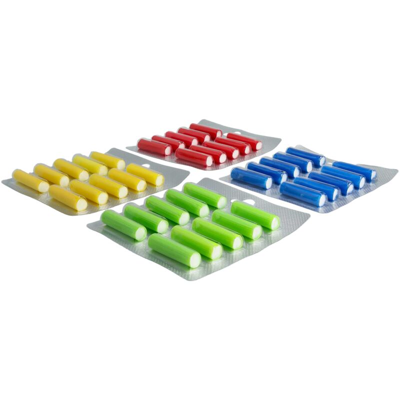 foto del prodotto 40x bastoncino profumato per aspirapolvere ad es. compatibile con aeg e con molte altre marche deodorante, oceano, rosa, bosco, limone vhbw