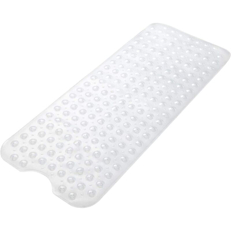 foto del prodotto 40x100cm tappetino doccia antiscivolo, tappetino antiscivolo per vasca da bagno, resistente alla muffa e lavabile in lavatrice trasparente
