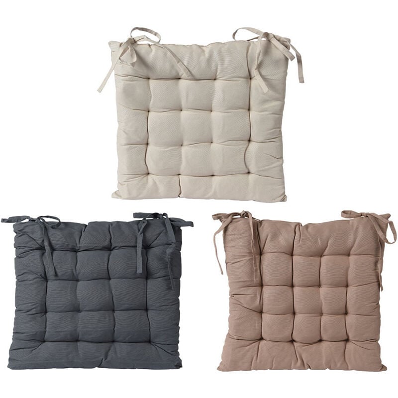 foto del prodotto 40x40x6 cm cuscino per sedie fissazione cinghie 100 ricfralatnato collari vari