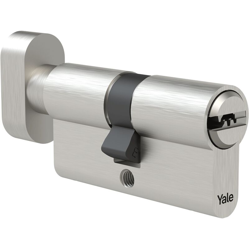 foto del prodotto yale cilindro serie 1000 cilindro con pomolo 30 40 nichel satinato