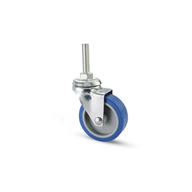 foto del prodotto ruota mobili 221 b blu perno f.12 mm 100
