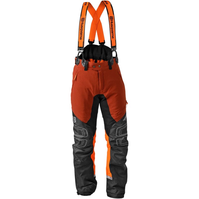 foto del prodotto husqvarna technical extreme pantaloni da lavoro protezione motosega alta visibilit taglia taglia 54