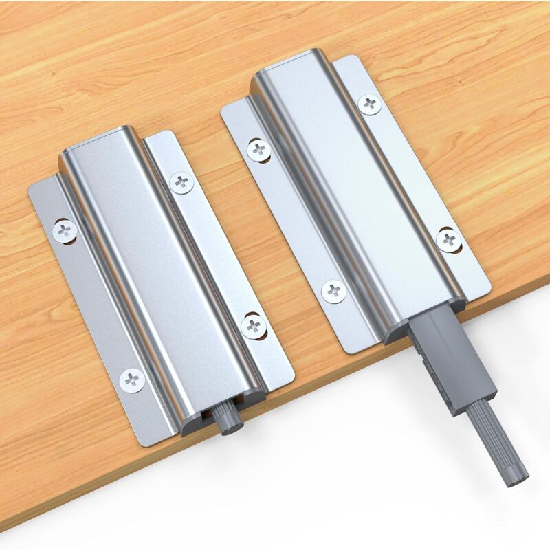 foto del prodotto serratura magnetica per porta scorrevole, serratura magnetica per porta per chiusura porta armadio, confezione da 2
