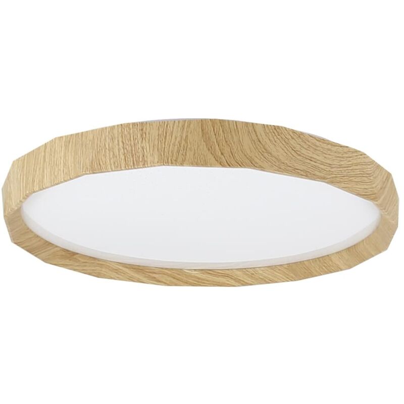 foto del prodotto gbly plafoniera led per soggiorno lampada da soggiorno effetto legno 40cm illuminazione da soffitto per camera da letto 43w lampada da camera
