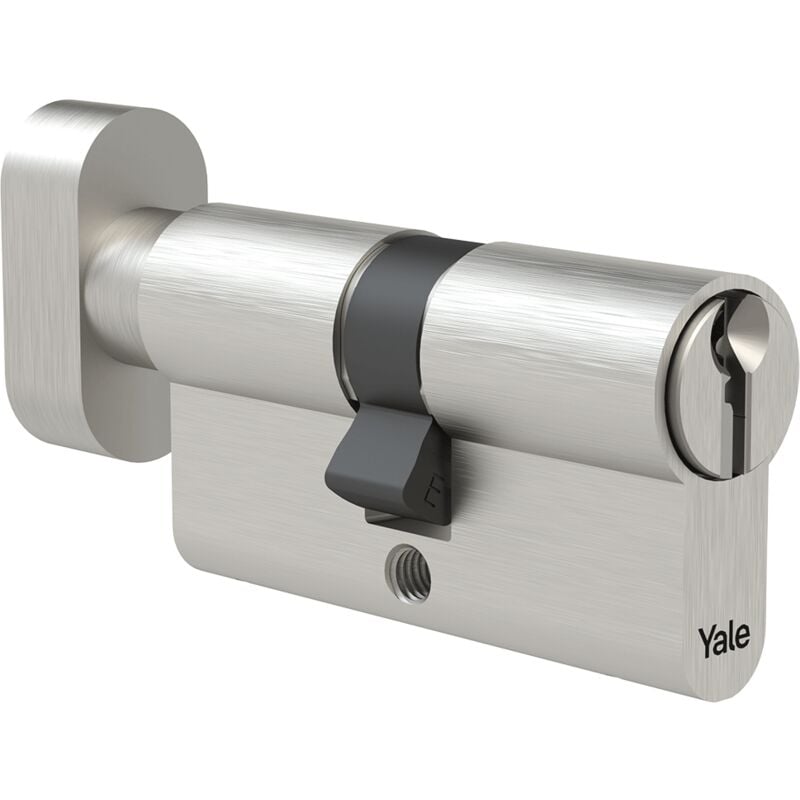 foto del prodotto yale cilindro serie 500 con pomolo 30 45 nichel satinato