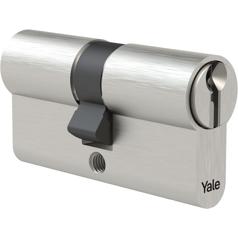foto del prodotto yale cilindro serie 500 cilindro doppio frizionato 45 55 nichel satinato