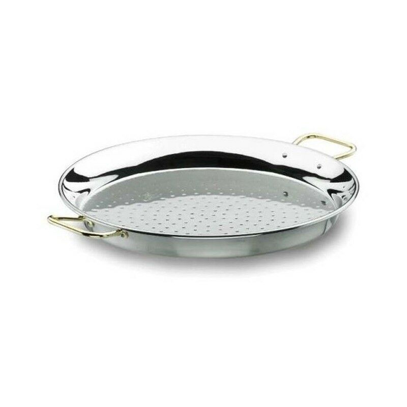 foto del prodotto lacor padella classica valenciana in acciaio inossidabile 46 cm 12 porzioni 