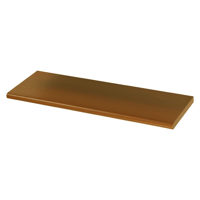 foto del prodotto mensola in legno con bordo stondato ferliving rovere 60x20x1,8 cm