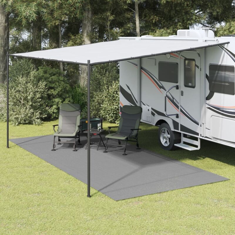 foto del prodotto vidaxl tappeto da tenda antracite 5,5x2,5 m