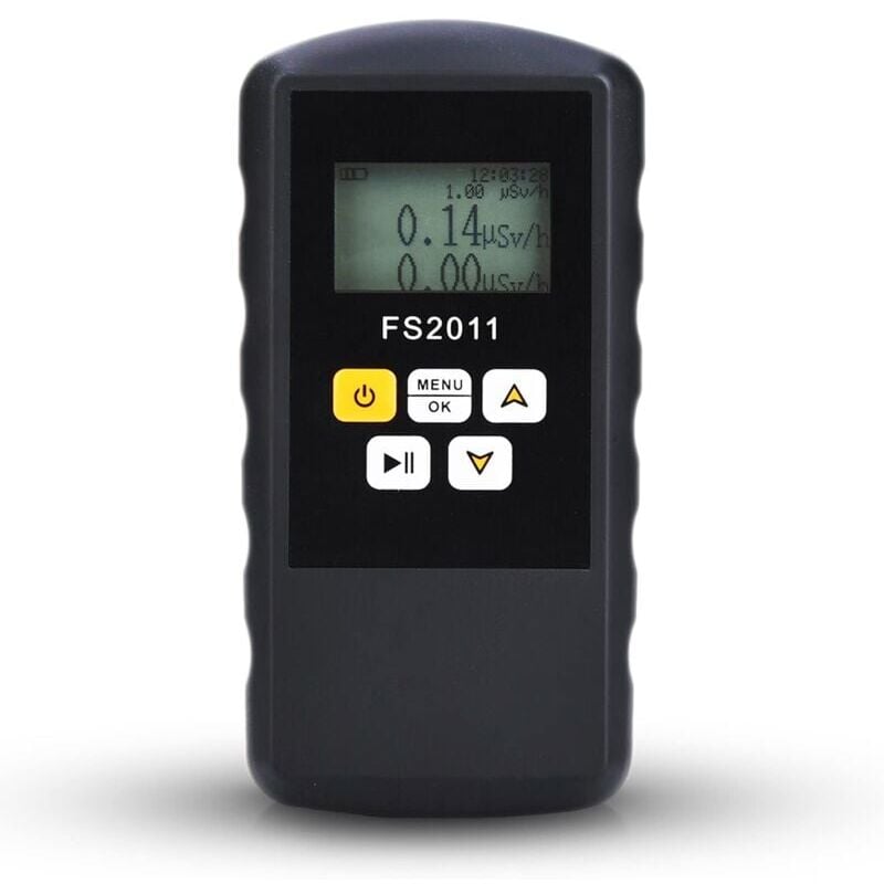 immagine 0 del prodotto snq contatore geiger, rilevatore di radiazioni nucleari gamma fs2011 ray con display lcd, 2 metodi di rilevamento, 3 metodi di allarme