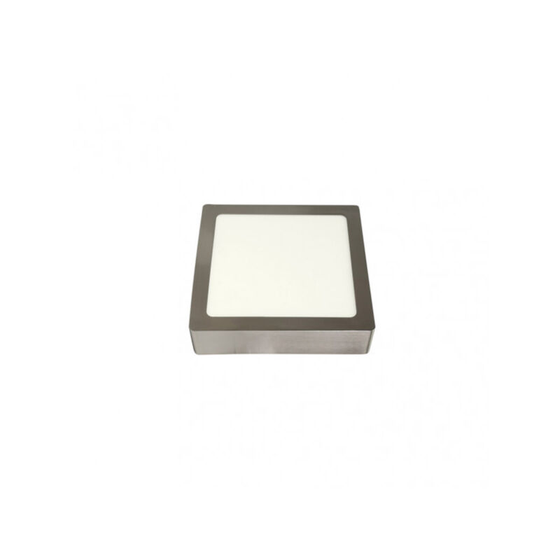 foto del prodotto downlight superf.toba 12w 4000k quadrato nichel 1080lm 3,5x17x17 cm