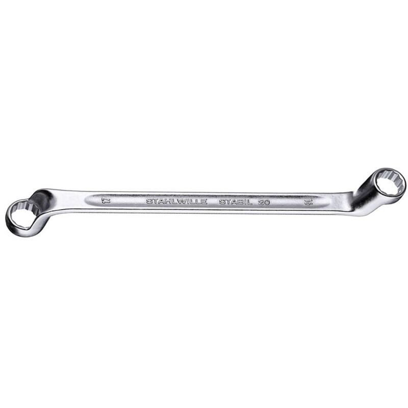 foto del prodotto 41041617 20 16 x 17 chiave poligonale doppia misura metrica 16 17 mm stahlwille