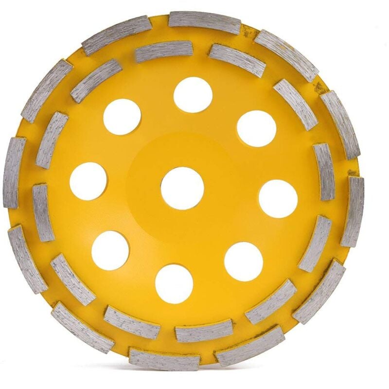 foto del prodotto zoternen disco abrasivo diamantato 180mm x 20mm tazze di levigatura disco abrasivo diamantato turbo a doppia fila per calcestruzzo granito marmo