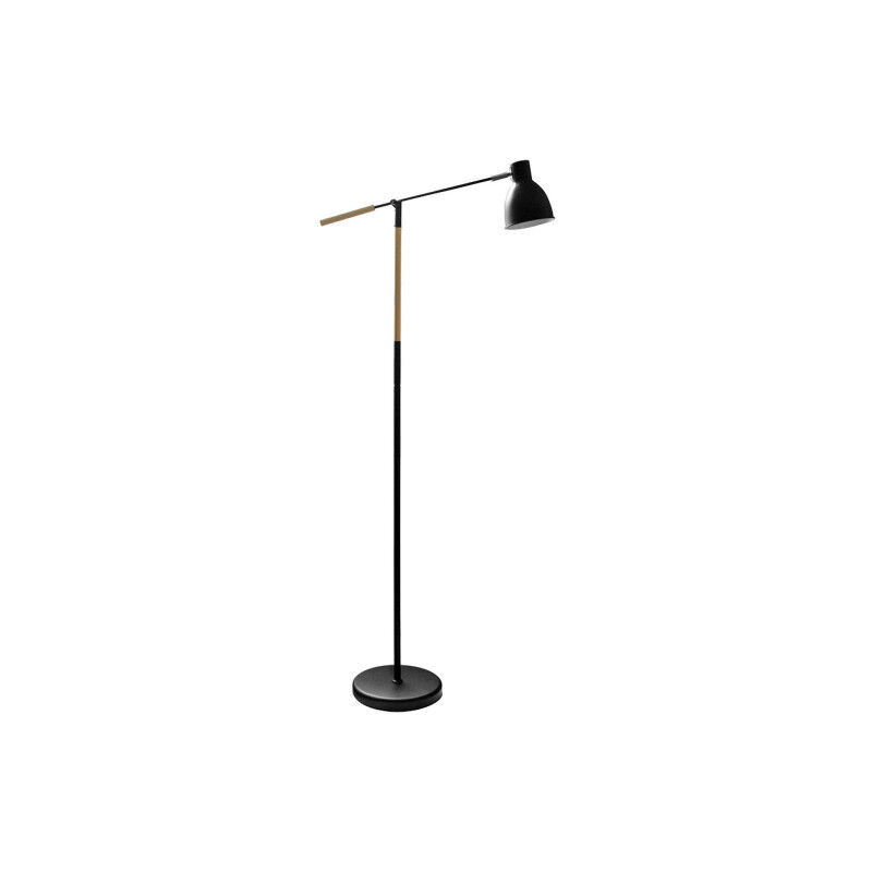 foto del prodotto fabrilamp piantana de soggiorno 1xe27 nero faggio 360 girevole 137x25,5x55 cm