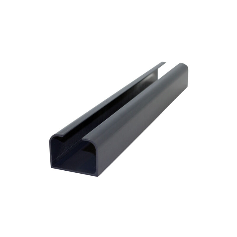 immagine 0 del prodotto mccover palo in alluminio per iniziare o terminare una recinzione colore grigio antracite ral 7015, spessore 3,6 cm, larghezza 5 cm,