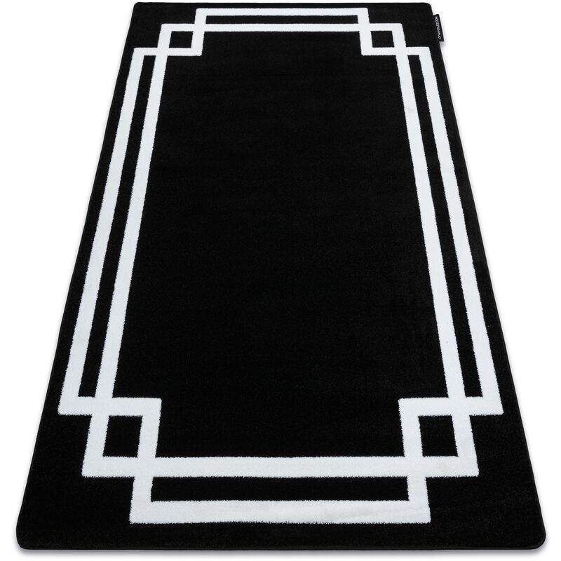 foto del prodotto rugsx tappeto hampton lux nero black 80x150 cm