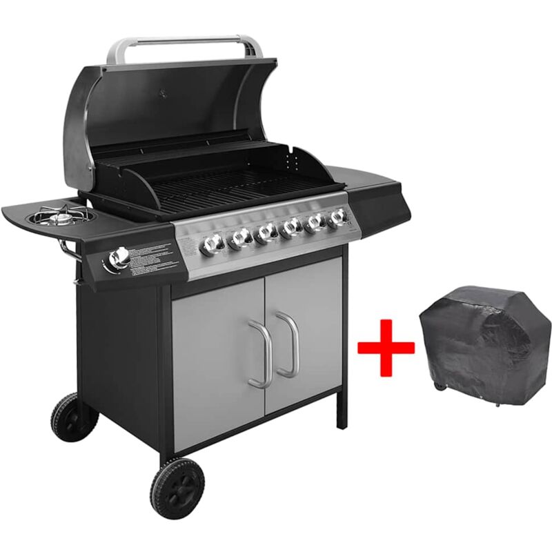 foto del prodotto prolenta premium furniture limited barbecue e griglia a gas 6 1 fornelli nero e