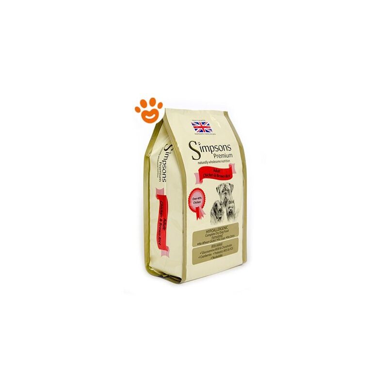 foto del prodotto simpsons adult pollo e riso integrale simpsons adult pollo e riso integrale sacco da 2 kg
