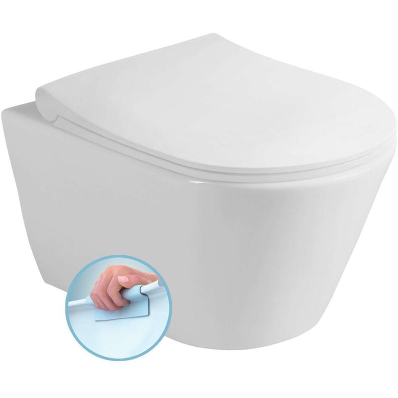 immagine 0 del prodotto avva wc sospeso, rimless, bianco 200114 sapho