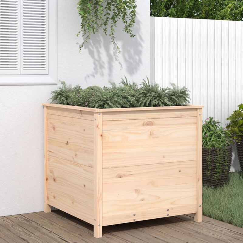 foto del prodotto vidaxl fioriera da giardino 82,5x82,5x78 cm in legno massello di pino