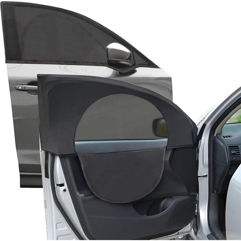foto del prodotto parasole per auto, 2 pezzi, parasole per finestrino, parasole anteriore, blocca i raggi uv, adatto alla maggior parte delle auto finestrino
