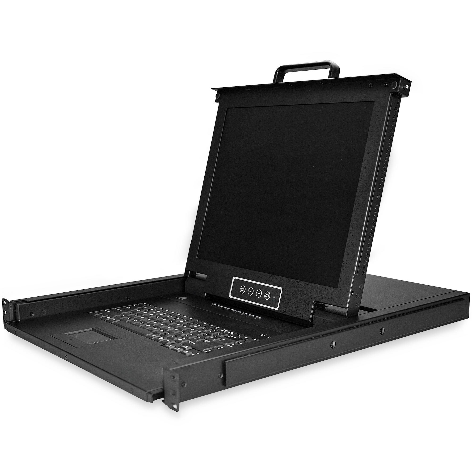 immagine 0 del prodotto startech.com rkcons1708k console a rack 43,2 cm 17 1280 x 1024 pixel acciaio nero 1u