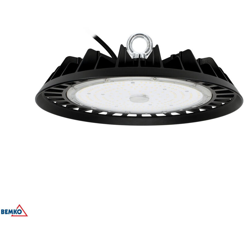 foto del prodotto bemko led highbay voyager 100w 4000k 14000lm ip65 120 280x280x124mm