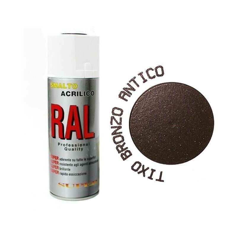 foto del prodotto bomboletta spray tixo bronzo antico ferro micaceo antichizzante protettivo