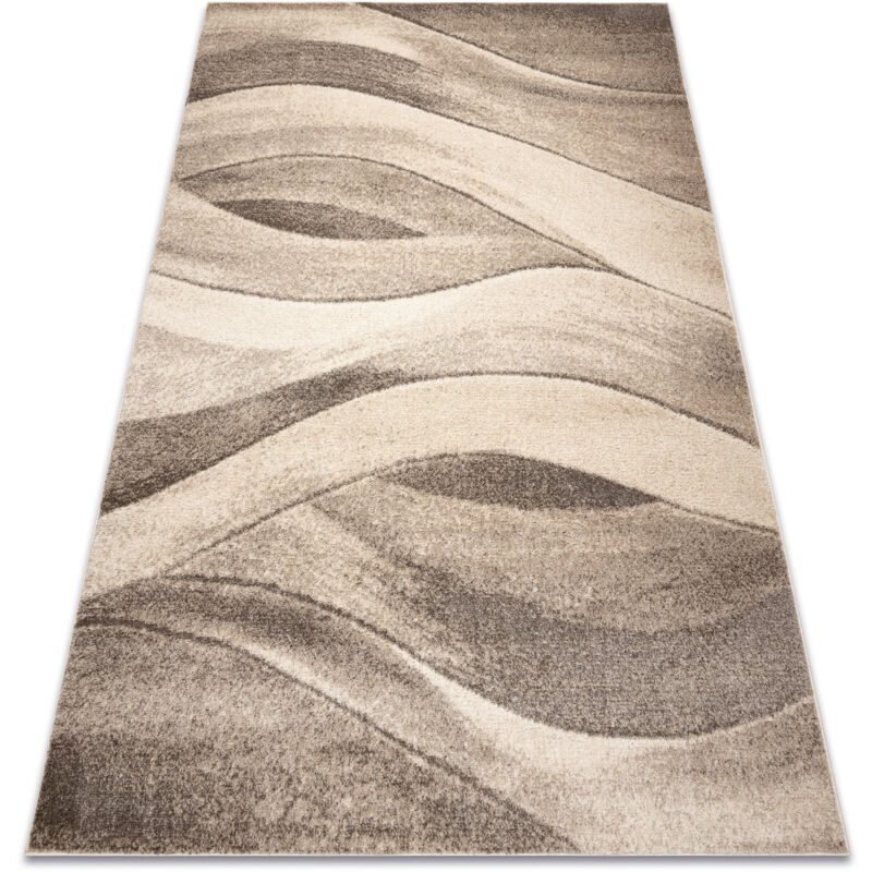 foto del prodotto tappeto fusion 1617 beige crema onde, moderno, astratto beige 80x150 cm
