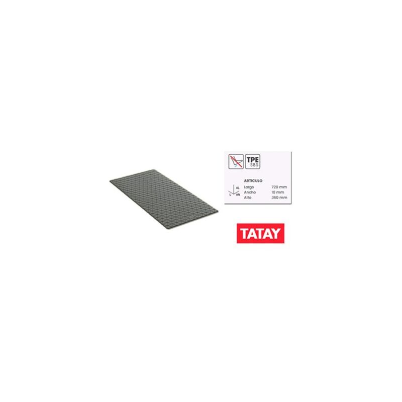 foto del prodotto tappeto bagno tatay 72 x 36 diamante sbs grigio 5513106