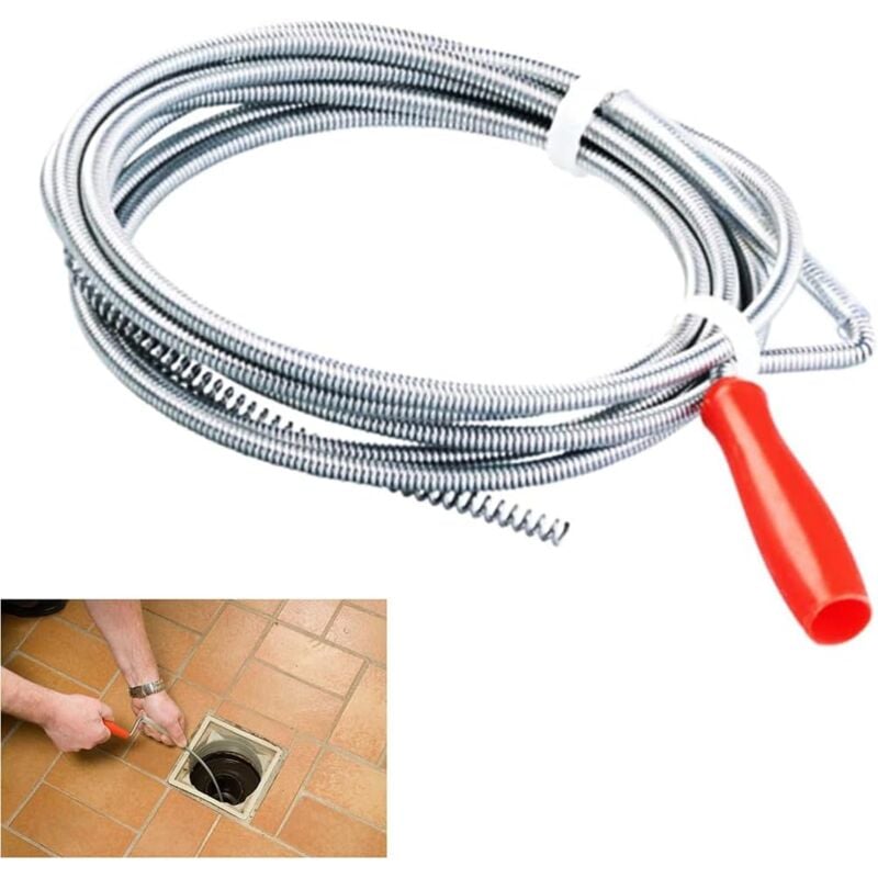 foto del prodotto sjqka spirale per la pulizia degli scarichi spirale per la pulizia degli scarichi ecologica soluzione flessibile per gli intasamenti spirale