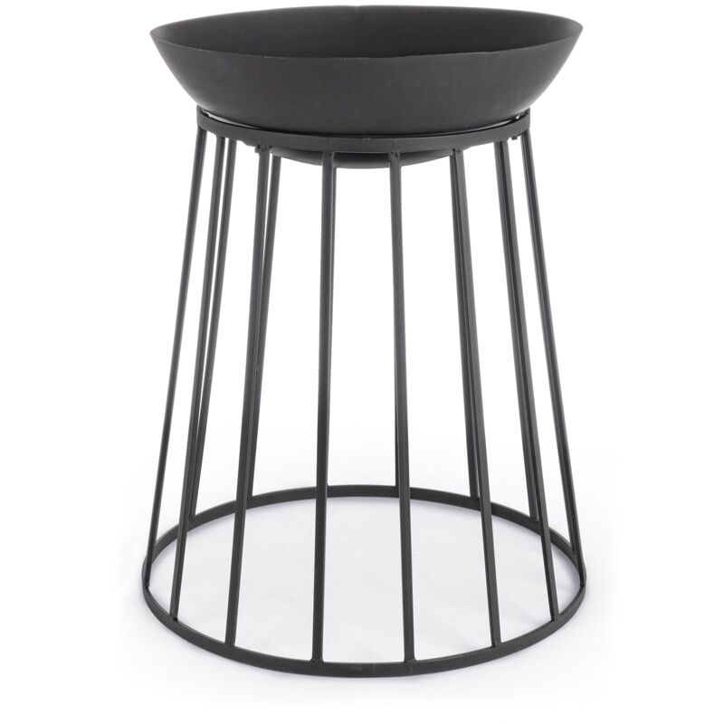 foto del prodotto braciere alto da giardino efesto in acciaio verniciato decorazione moderna 50 x h 63 cm