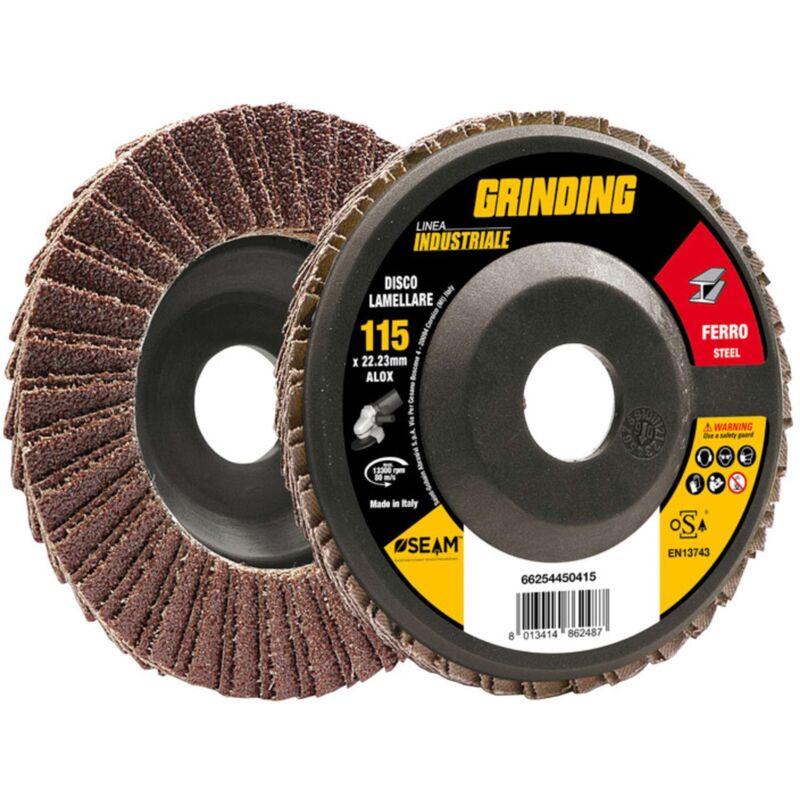 foto del prodotto grinding industriale disco lamell alox 115 gr 60 10 pezzi