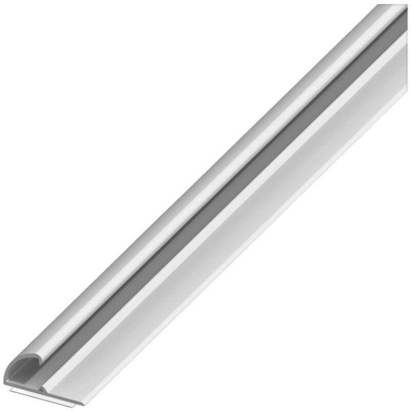 immagine 0 del prodotto alfer profilo per bordi autoadesivo alluminio argento satinato mm. 26x13 mt. 1 5 pz