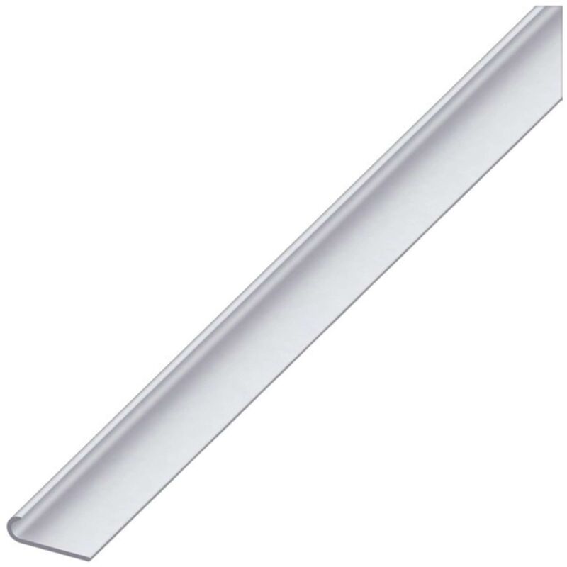immagine 0 del prodotto profilo per bordi unghietta alluminio argento satinato mm. 18x5,8x1 mt. 2 5 pz alfer
