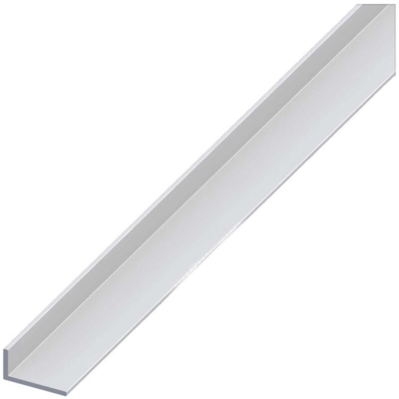 immagine 0 del prodotto profilo angolare alluminio lati disuguali argento satinato mm. 20x10x1 mt. 2 5 pz alfer