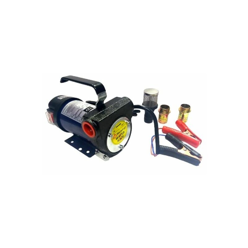 foto del prodotto pompa travaso elettrica carburante acqua olio diesel 12v 200 watt auto barca