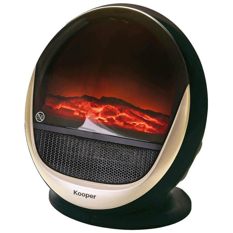 foto del prodotto tuttacasa stufa termoventilatore elettrico effetto camino 1500w