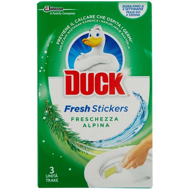 immagine 0 del prodotto duck anitra wc fresch stickers freschezza alpina 3pz