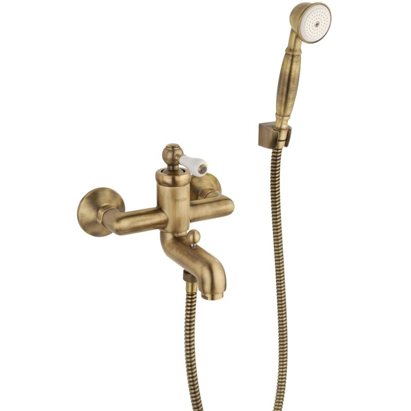 immagine 0 del prodotto miscelatore vasca in colore bronzo antico completo di set doccia piralla como 0tof3002a21 bronzo