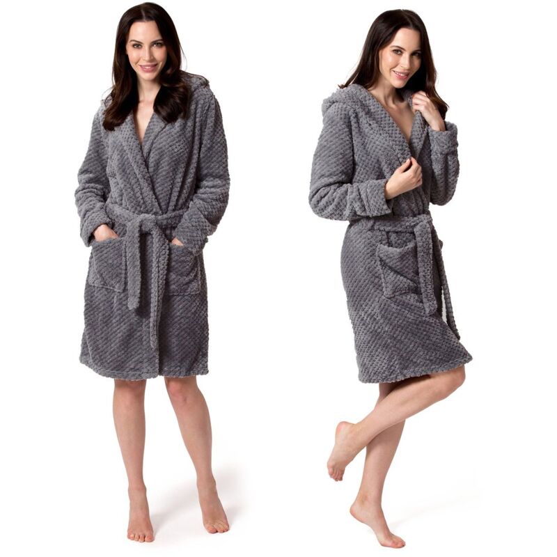foto del prodotto accappatoio da donna vestaglia diamond grey s m