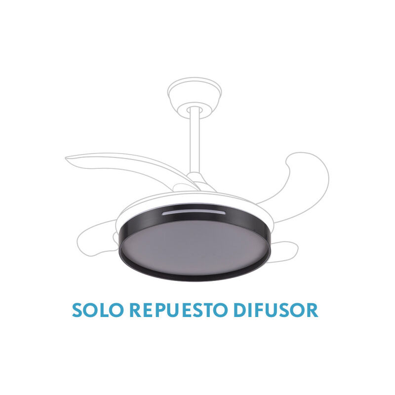 immagine 0 del prodotto diffusore per ventilatore mbatis nero