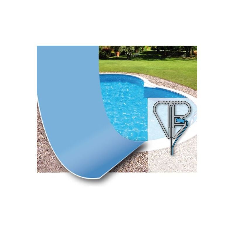 foto del prodotto san marco liner a sacco per piscina a forma di otto 625x360x120 blu 0,8 mm