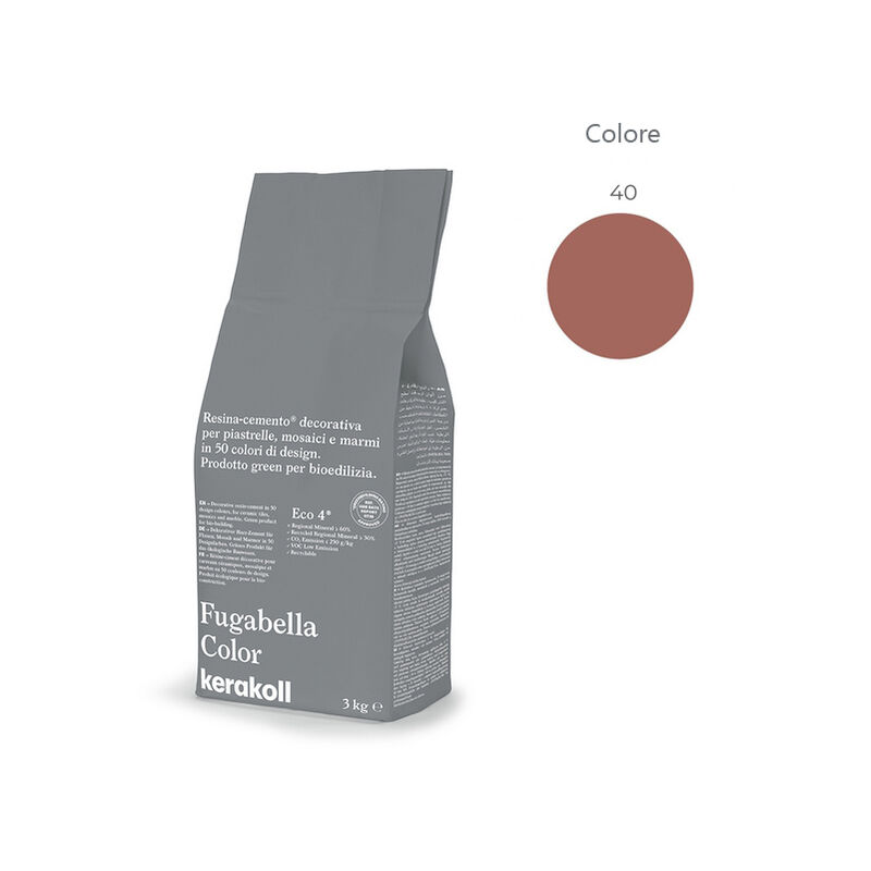 foto del prodotto fugabella color 40 stucco fugante sacco 3 kg